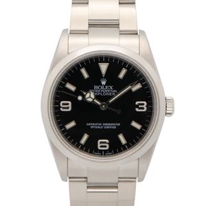 【二手】ROLEX探險家1型 F字頭 114270 BK 不鏽鋼男士腕錶