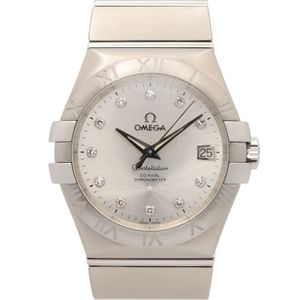 [Used] Omega OMEGA Watch Constellation Co-Axial 11P Diamond 123.10.35.20.52.001 Silver Stainless Steel Diamond Constellation Co-Axial 11P Diamond
