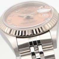 [중고] ROLEX 데이트저스트 P번 79174 PK/BA K18WG(화이트 골드) 스테인리스 스틸 데이트저스트 P번 여성용 Used A