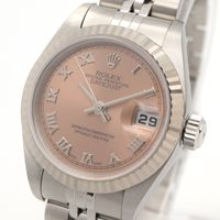 [중고] ROLEX 데이트저스트 P번 79174 PK/BA K18WG(화이트 골드) 스테인리스 스틸 데이트저스트 P번 여성용 Used A