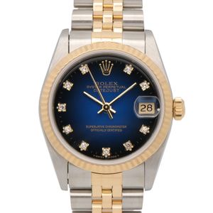 [중고] ROLEX 손목시계 데이트저스트 10P 다이아 S번 68273G BG/QP K18(옐로우 골드) 스테인리스 스틸 데이트저스트 10P 다이아 S번 유니섹스