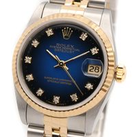 [중고] ROLEX 손목시계 데이트저스트 10P 다이아 S번 68273G BG/QP K18(옐로우 골드) 스테인리스 스틸 데이트저스트 10P 다이아 S번 유니섹스