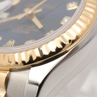 [중고] ROLEX 손목시계 데이트저스트 10P 다이아 랜덤 번호 179173G BL/NP K18(옐로우 골드) 스테인리스 스틸 데이트저스트 10P 다이아 랜덤 번호