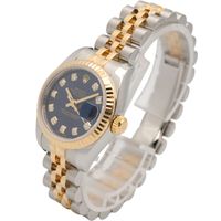 [중고] ROLEX 손목시계 데이트저스트 10P 다이아 랜덤 번호 179173G BL/NP K18(옐로우 골드) 스테인리스 스틸 데이트저스트 10P 다이아 랜덤 번호