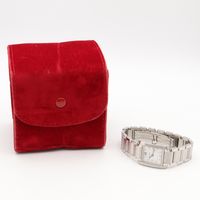 【중고】 Cartier CARTIER 손목시계 탱크 프랑세즈 SM 11P 다이아 WE110006 실버 스테인리스 스틸 다이아몬드 탱크 프랑세즈 SM 11P 다이아 여성용