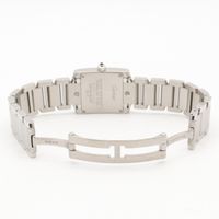 【중고】 Cartier CARTIER 손목시계 탱크 프랑세즈 SM 11P 다이아 WE110006 실버 스테인리스 스틸 다이아몬드 탱크 프랑세즈 SM 11P 다이아 여성용
