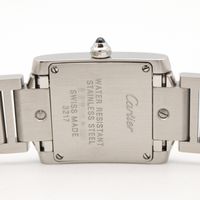 【중고】 Cartier CARTIER 손목시계 탱크 프랑세즈 SM 11P 다이아 WE110006 실버 스테인리스 스틸 다이아몬드 탱크 프랑세즈 SM 11P 다이아 여성용