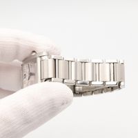 【중고】 Cartier CARTIER 손목시계 탱크 프랑세즈 SM 11P 다이아 WE110006 실버 스테인리스 스틸 다이아몬드 탱크 프랑세즈 SM 11P 다이아 여성용