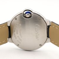 [중고] Cartier 발롱블루 SM 11P 다이아 W4BB0008 실버 스테인리스 스틸 다이아몬드 여성용 손목시계(기타) Used A