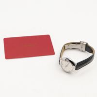 [중고] Cartier 발롱블루 SM 11P 다이아 W4BB0008 실버 스테인리스 스틸 다이아몬드 여성용 손목시계(기타) Used A