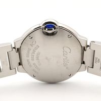 [중고] Cartier 까르띠에 손목시계 발롱 블루 SM 11P 다이아 WE902073 실버 스테인리스 스틸 다이아몬드 발롱 블루 SM 11P 다이아 여성용 Used A