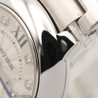 [중고] Cartier 까르띠에 손목시계 발롱 블루 SM 11P 다이아 WE902073 실버 스테인리스 스틸 다이아몬드 발롱 블루 SM 11P 다이아 여성용 Used A