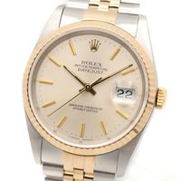 [중고] ROLEX 손목시계 데이트저스트 L번 16233 SIL/BA K18(옐로우 골드) 스테인리스 스틸 데이트저스트 L번 남성용 Used A