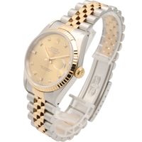[중고] ROLEX 손목시계 데이트저스트 10P 다이아 N번 16233G CH/QP K18(옐로우 골드) 스테인리스 스틸 데이트저스트 10P 다이아 N번 남성용
