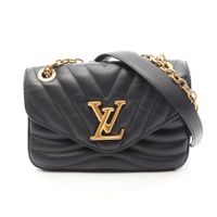 [중고] LOUIS VUITTON 숄더백 뉴웨이브 체인백 PM M20687 느와르 레더 여성용