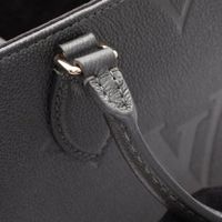 【중고】 LOUIS VUITTON 손가방 온더고 PM 2WAY M12886 건메탈 레더 온더고 PM 여성용 Used A
