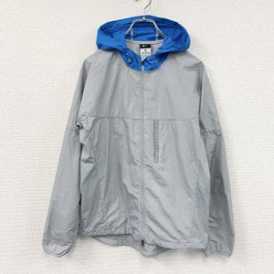 NIKE full-zip jacket, blue and gray two- Color, size M, used.