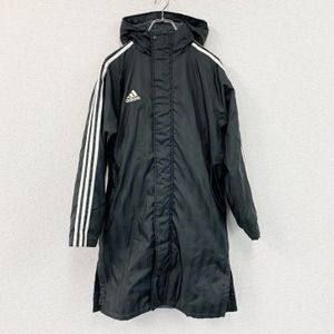 adidas bench coat, padded, black, size 160, used.