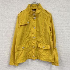 Eddie Bauer nylon jacket, yellow, size XL, used.