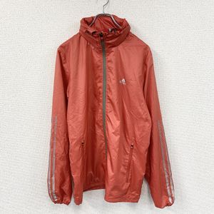 adidas full-zip jacket/windbreaker, red , size M, used.