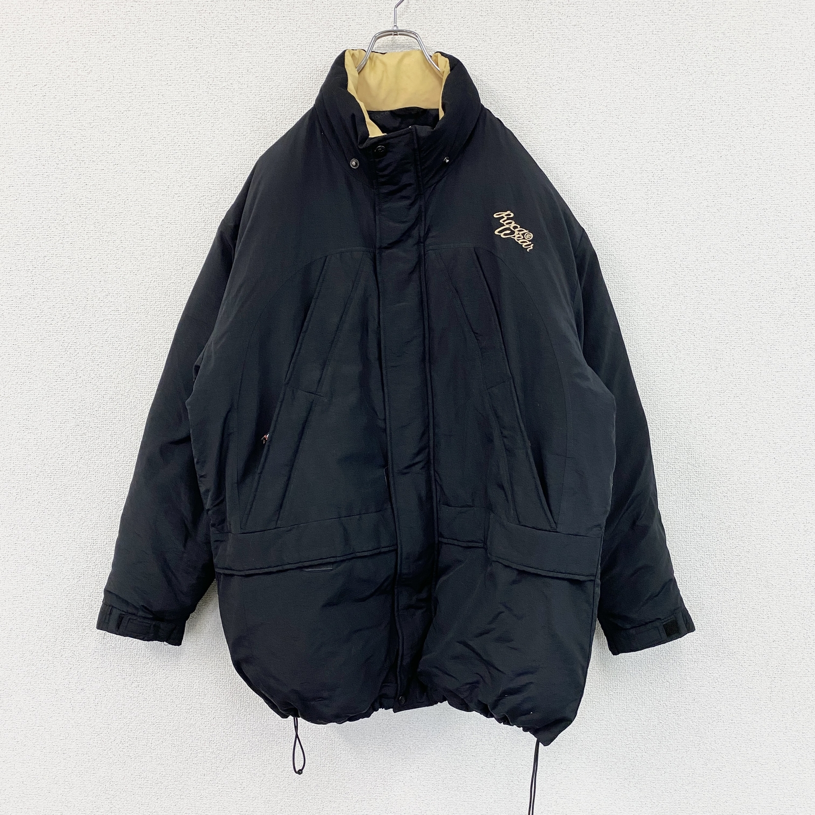 ROCAWEAR 羽絨服，70% 羽絨，黑色，XL 碼，古著