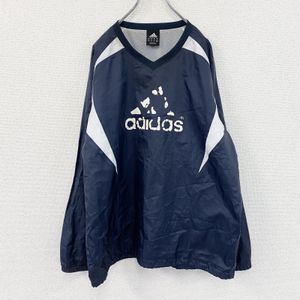 adidas pullover jacket, navy blue, size O, used.