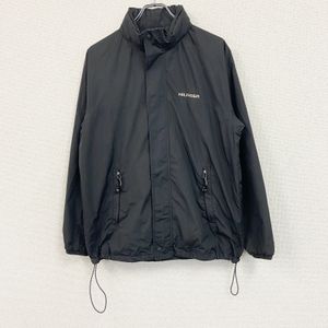 TOMMY HILFIGER Full-Zip Nylon Jacket, Black, Size S, Used