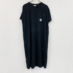 Columbia 短袖連身裙，黑色，M 碼，古著。