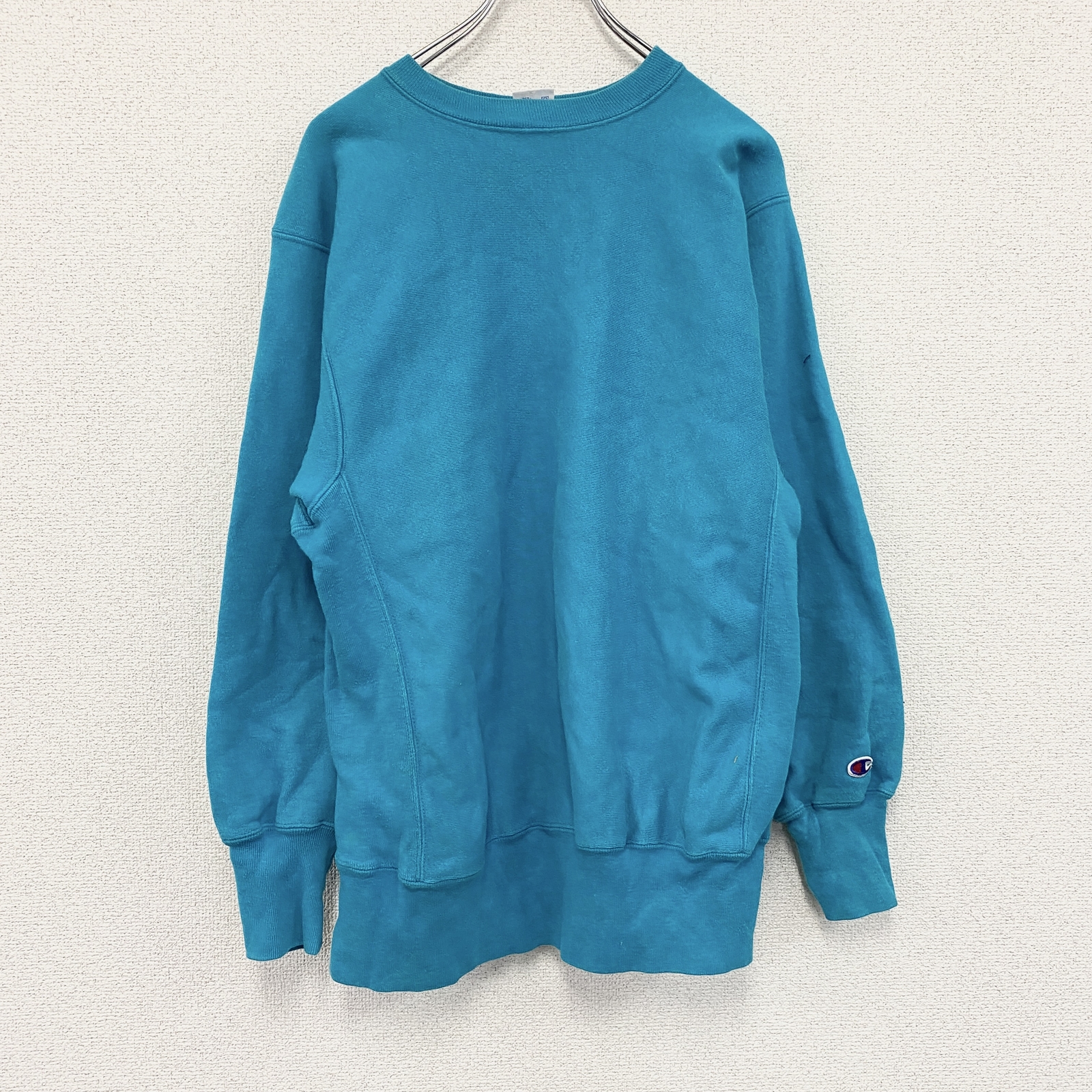 Champion Reverse Weave 衛衣/毛衣，淺藍色，L 碼，古著