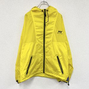 HELLY HANSEN Anorak Parka/Nylon Jacket, Yellow, Size M, Used