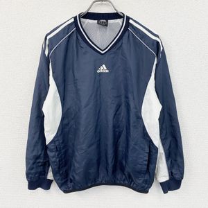 adidas pullover jacket, navy and white, size S, used.