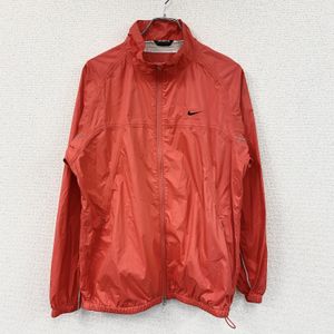 NIKE GOLF Full-Zip Nylon Jacket, Red , Size L, Used