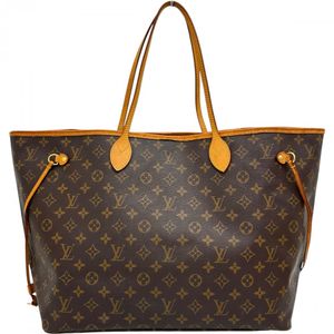 LOUIS VUITTONNeverfull GM M40157 手提包，Monogram 帆布/天然ブラウン皮革/金色五金，女士款 [二手]
