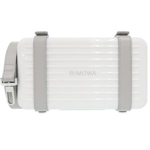 สภาพดีเยี่ยม RIMOWA Personal Crossbody Bag 89011660 โพลีคาร์บอเนต/หนัง สีขาว กระเป๋าสะพายไหล่ สีขาว 1738【มือสอง】RIMOWA