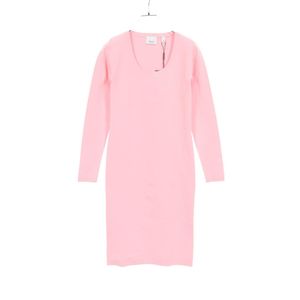 [Used] Burberry BURBERRY Dress Logo Embroidery Long Sleeve 8039179 Nylon Dress Women's Used A