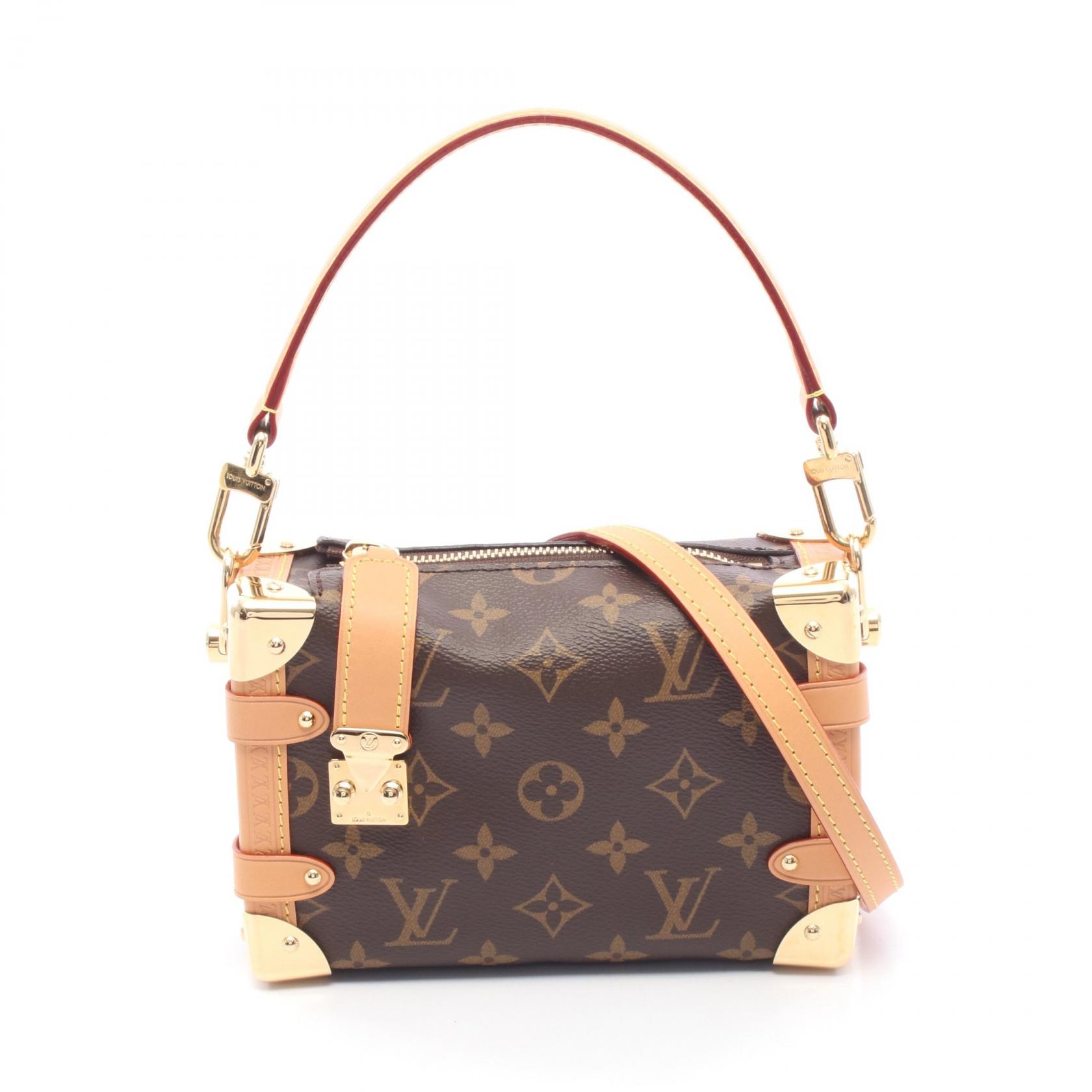 【二手】路易威登LOUIS VUITTON手提包 Side Trunk PM Monogram M46815 PVC塗層帆布皮革 Side Trunk PM 女士二手 A