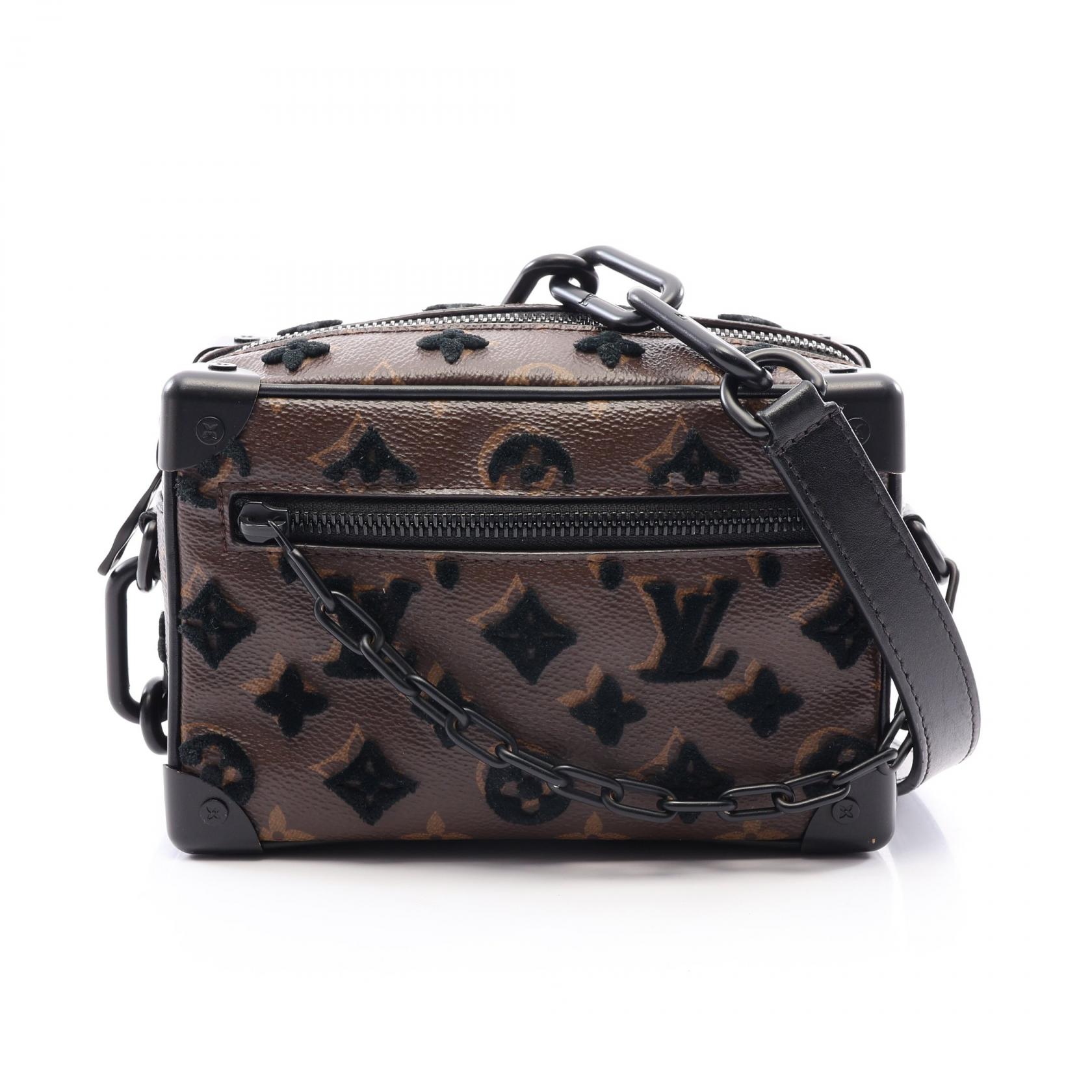 【二手】路易威登LOUIS VUITTON單肩包 Mini Soft Trunk Monogram Tuftage M68970 PVC塗層帆布皮革 Mini Soft Trunk