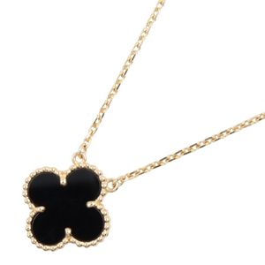 【二手】梵克雅寶 (Van Cleef & Arpels) 復古 Alhambra 縓瑪瑙項鍊 VCARA45800 頸圍 37.5/42cm K18（黃金）復古 Alhambra 縵瑪瑙項鍊