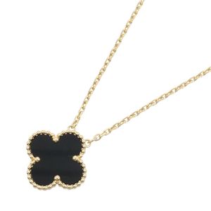 【二手】梵克雅寶 (Van Cleef & Arpels) 復古 Alhambra 縓瑪瑙項鍊 VCARA45800 頸圍 37.5/42cm K18（黃金）復古 Alhambra 縵瑪瑙項鍊