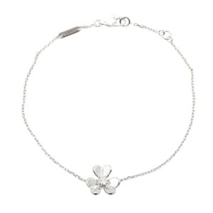 【二手】梵克雅寶 (Van Cleef & Arpels) Frivole 迷你鑽石手鍊 VCARPOJ500，腕圍 15.5/17 厘米，18K白K金，Frivole 迷你鑽石手鍊