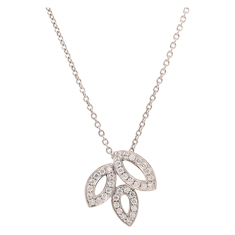【二手】Harry HARRY WINSTON Lily Cluster 迷你項鍊 PEDPSM1MLC Pt950