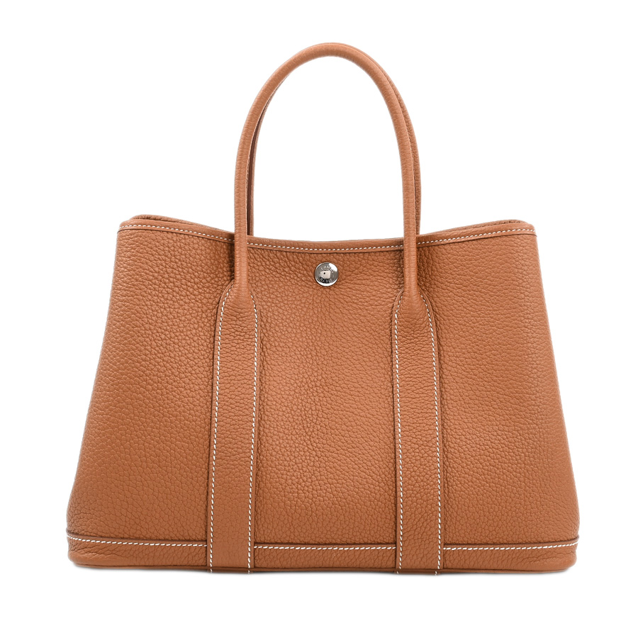 [未使用] Hermes Garden Party TPM 手提包，Negonda 金色