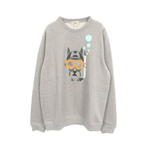 [Used] Hermes HERMES Sweatshirt Scub'H Cotton Sweatshirt Men's Used A