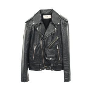 [Used] Celine CELINE Biker Rider Jacket 2E158599E Black Leather Classic Biker Rider Jacket Men's Used A