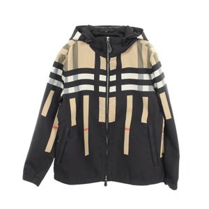 [Used] Burberry BURBERRY LONDON Nylon Jacket, Splice Check, Hooded, Men's, Used A