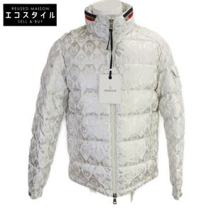 Moncler [Like New/2023 Model] BOURNE All-over Logo Down Jacket Size 1 [Used]