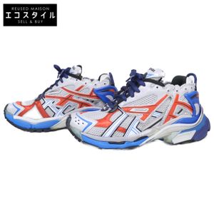 Balenciaga [近全新] 677403 RUNNER 仿舊款鏤空網眼運動鞋，尺寸 27.5 [二手]
