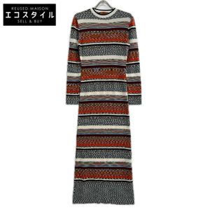 Missoni 22 Year Old DS22WG0E Multicolor Wool Knit Maxi Dress 42 [Used]