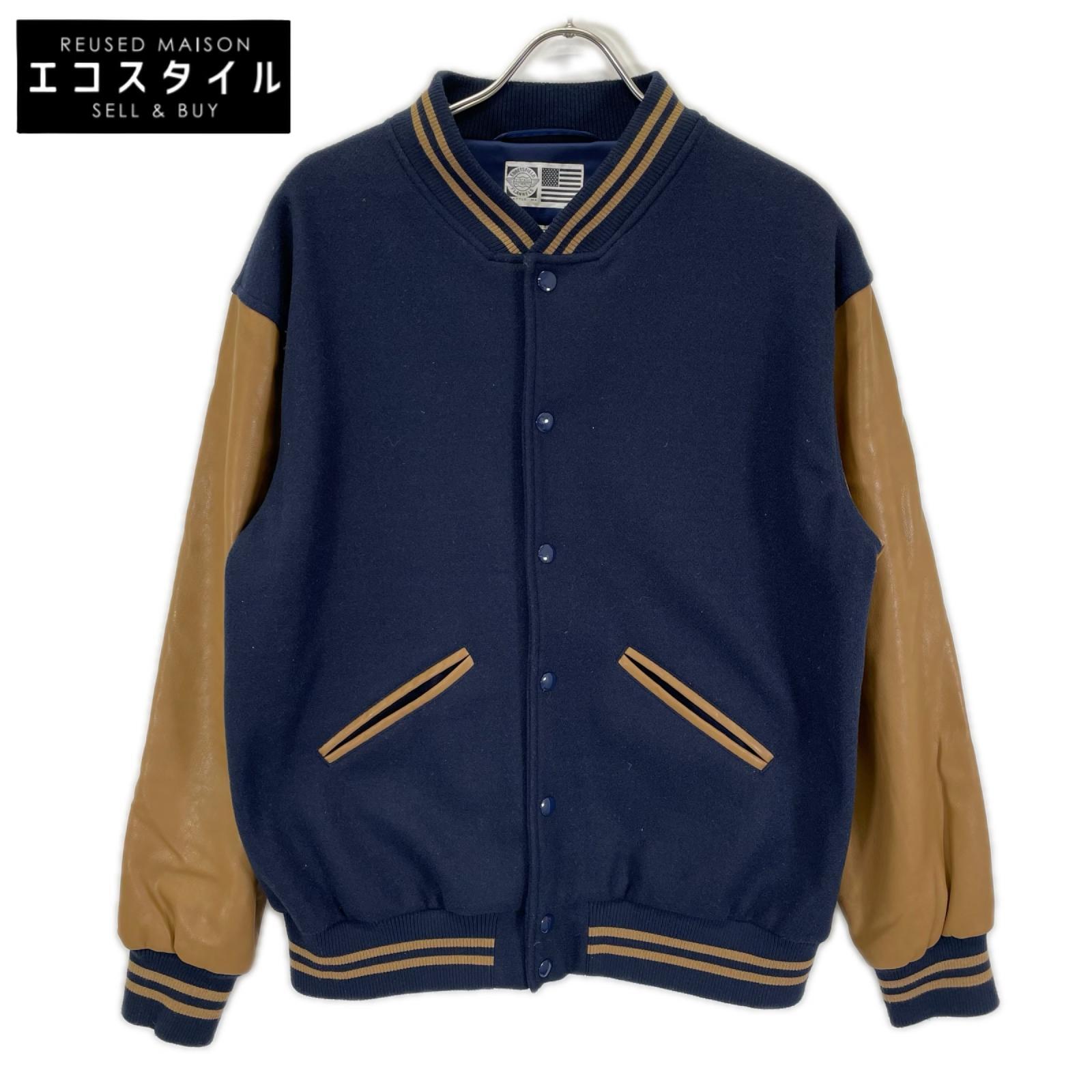 Sunny Label Urban Research LA24-17S901 海軍藍 BBETS FIELDS x SonnyLabel 體育場外套 L 碼 [二手]