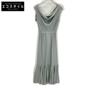 Snidel SWCO254029 Sky Blue Rape Neck Cutout Dress, Size 1 [Used]